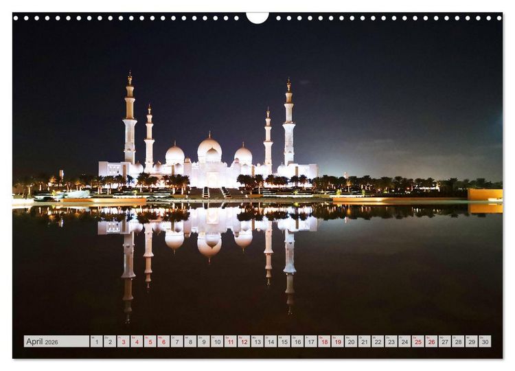 Produktbild: Orient - Manama, Abu Dhabi, Dubai, Maskat (Wandkalender 2026 DIN A3 quer), CALVENDO Monatskalender