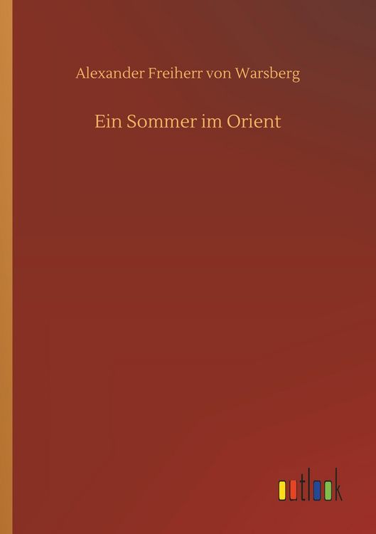 Produktbild: Ein Sommer im Orient