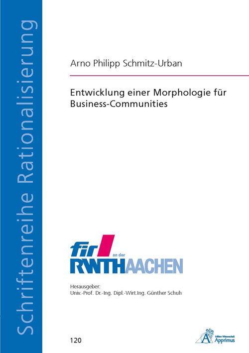 Produktbild: Entwicklung einer Morphologie f&uuml;r Business-Communities