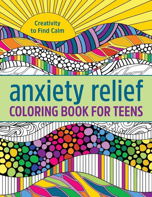 Produktbild: Anxiety Relief Coloring Book for Teens
