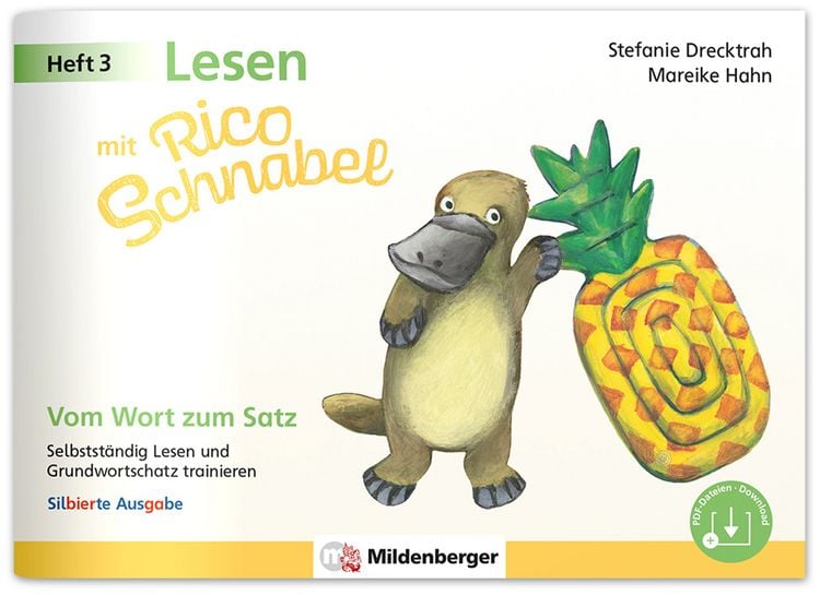 Produktbild: Lesen mit Rico Schnabel, Heft 3: Vom Wort zum Satz - silbierte Ausgabe