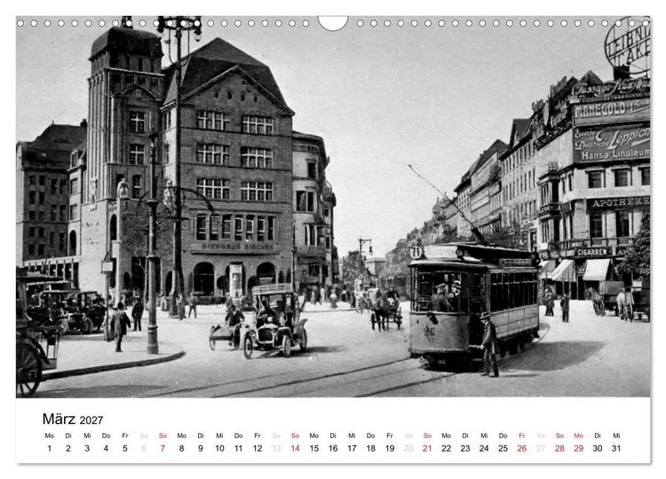 Produktbild: Gr&uuml;&szlig;e aus dem alten Berlin (Wandkalender 2027 DIN A3 quer), CALVENDO Monatskalender