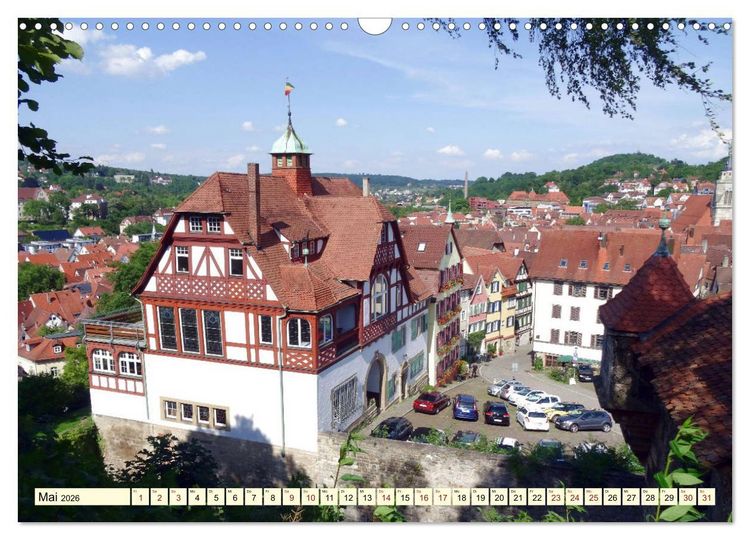 Produktbild: Unterwegs in T&uuml;bingen (Wandkalender 2026 DIN A3 quer), CALVENDO Monatskalender