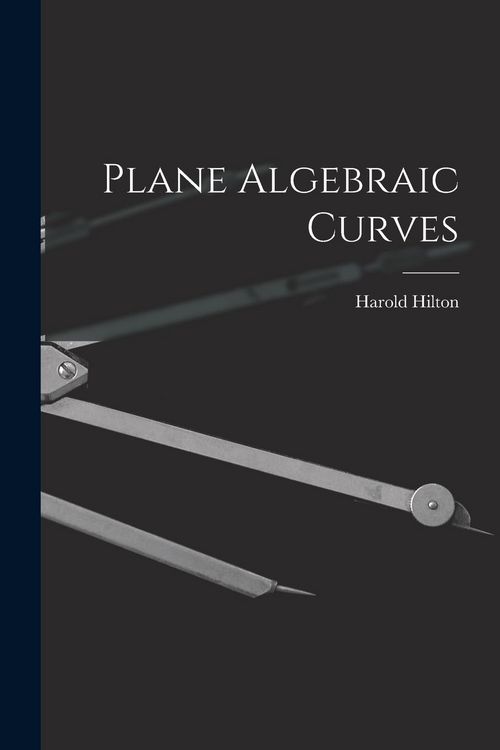 Produktbild: Plane Algebraic Curves