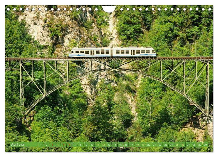 Produktbild: Im Zug durch Schweizer Berge (Wandkalender 2026 DIN A4 quer), CALVENDO Monatskalender