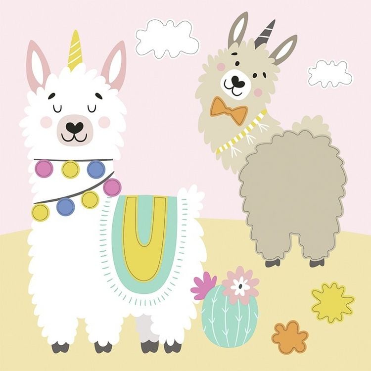 Produktbild: URSUS Kinder-Bastelsets Bastelset Filzbilder Happy friends