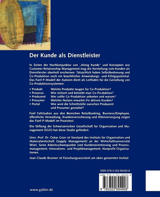 Produktbild: Der Kunde als Dienstleister