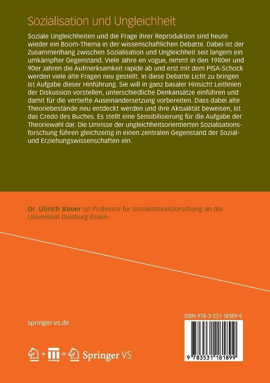 Sozialisation und Ungleichheit