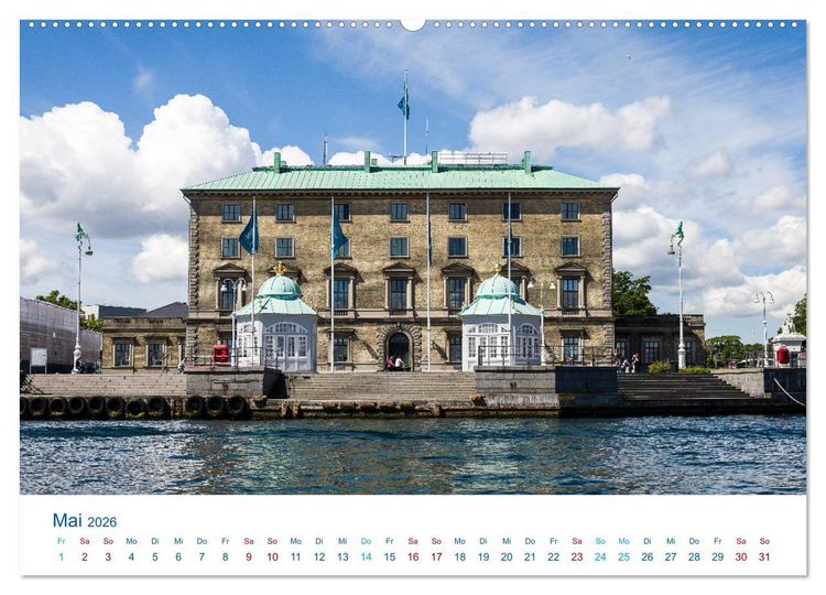 Produktbild: Sch&ouml;nes Kopenhagen (hochwertiger Premium Wandkalender 2026 DIN A2 quer), Kunstdruck in Hochglanz