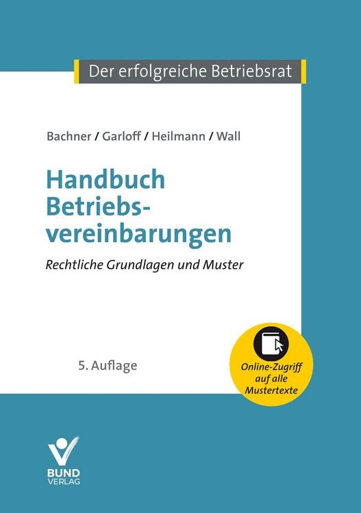 Produktbild: Handbuch Betriebsvereinbarungen