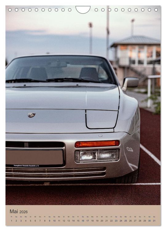 Produktbild: Porsche 944 - Fine Art (Wandkalender 2026 DIN A4 hoch), CALVENDO Monatskalender