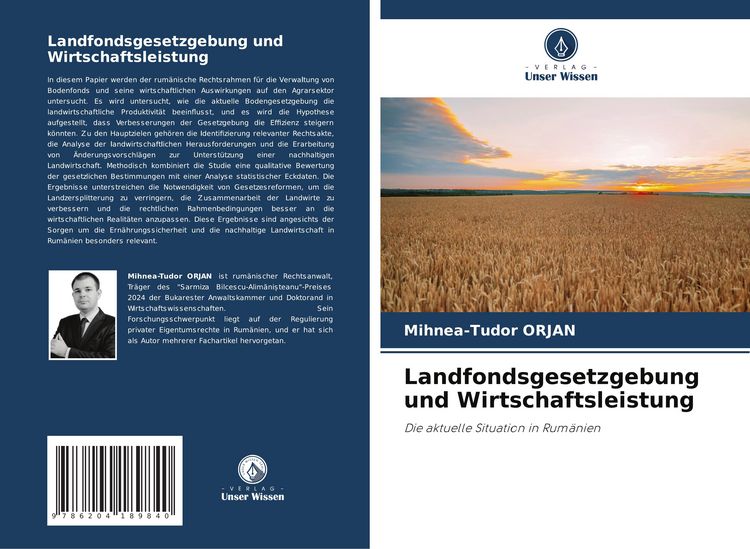 Produktbild: Orjan, M: Landfondsgesetzgebung und Wirtschaftsleistung