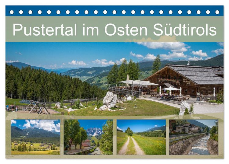 Produktbild: Pustertal im Osten S&uuml;dtirols (Tischkalender 2026 DIN A5 quer), CALVENDO Monatskalender