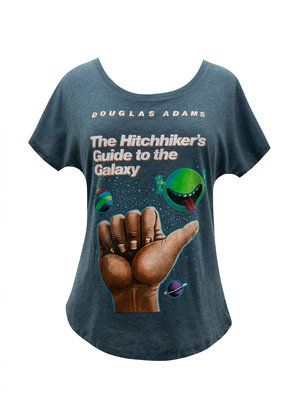 Produktbild: Hitchhiker's Guide to the Galaxy (Indigo) Women's Relaxed Fit T-Shirt X-Large