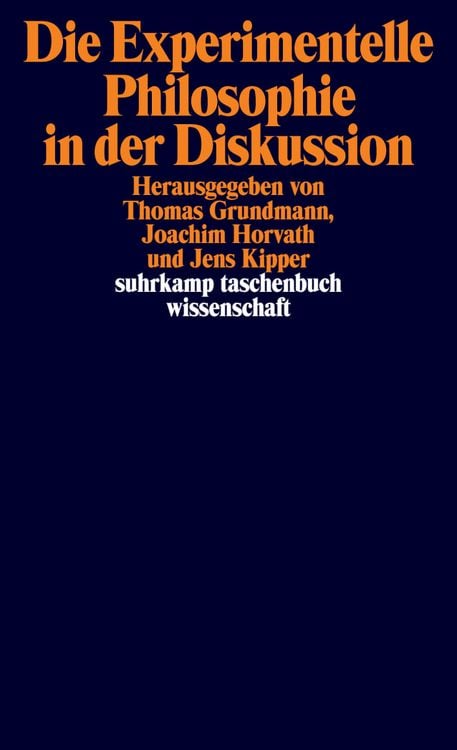Produktbild: Die Experimentelle Philosophie in der Diskussion