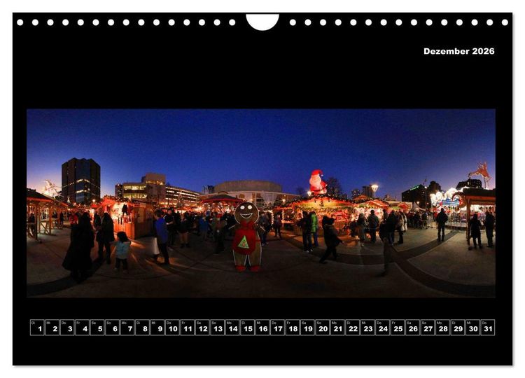 Produktbild: Vancouver / Kanada in faszinierender 360&deg; Panorama-Photographie (Wandkalender 2026 DIN A4 quer), CALVENDO Monatskalender
