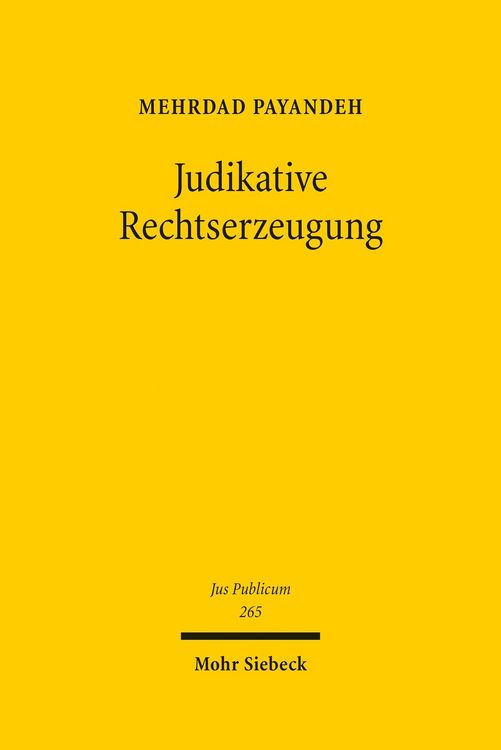 Produktbild: Judikative Rechtserzeugung
