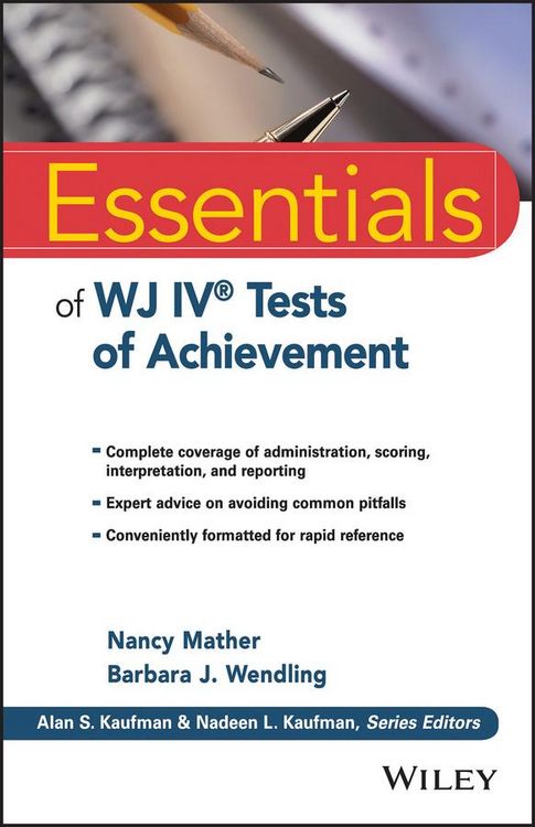 Produktbild: Essentials of WJ IV Tests of Achievement