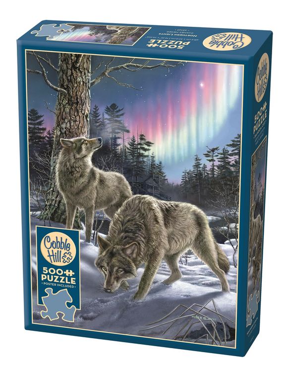 Produktbild: COBBLE HILL PUZZLES - Nordlichter 500 Teile