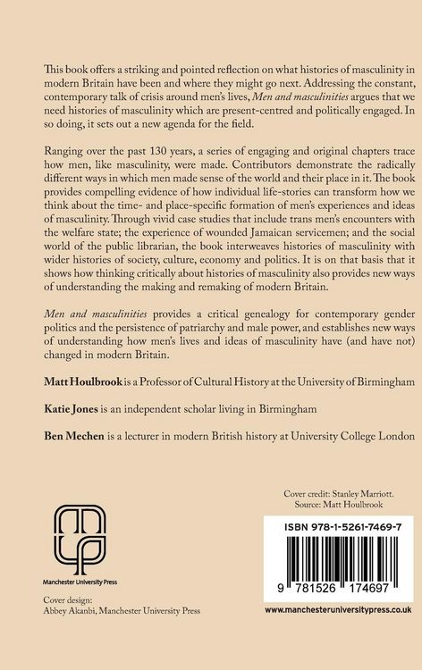Produktbild: Men and masculinities in modern Britain
