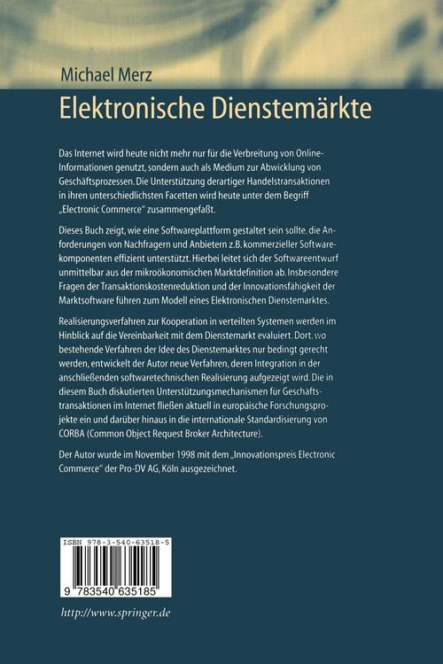 Produktbild: Elektronische Dienstem&auml;rkte