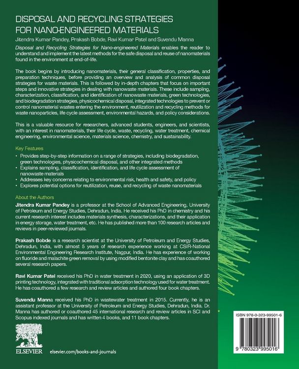 Produktbild: Disposal and Recycling Strategies for Nano-engineered Materials