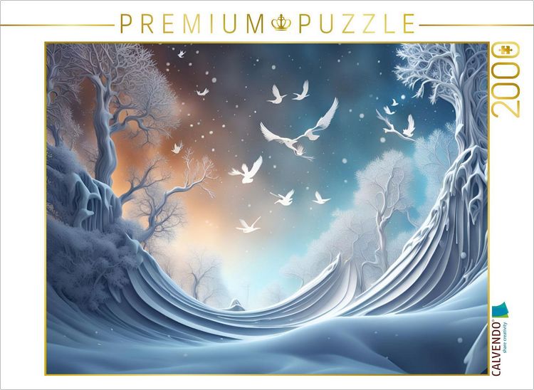 Produktbild: CALVENDO Puzzle Ein Motiv aus dem Kalender Vier Jahreszeiten Fraktale | 2000 Teile Lege-Gr&ouml;&szlig;e 90x67cm Foto-Puzzle f&uuml;r gl&uuml;ckliche Stunden