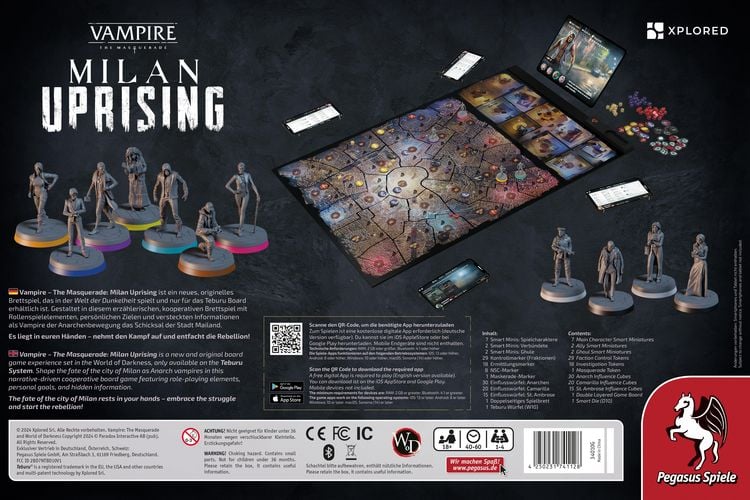 Produktbild: Teburu: Vampire: The Masquerade - Milan Uprising