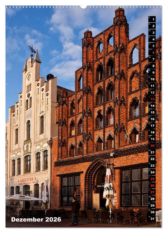 Produktbild: Zauberhaftes Wismar (hochwertiger Premium Wandkalender 2026 DIN A2 hoch), Kunstdruck in Hochglanz