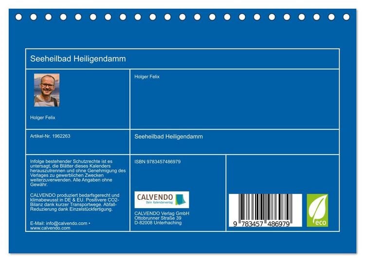 Produktbild: Seeheilbad Heiligendamm (Tischkalender 2026 DIN A5 quer), CALVENDO Monatskalender