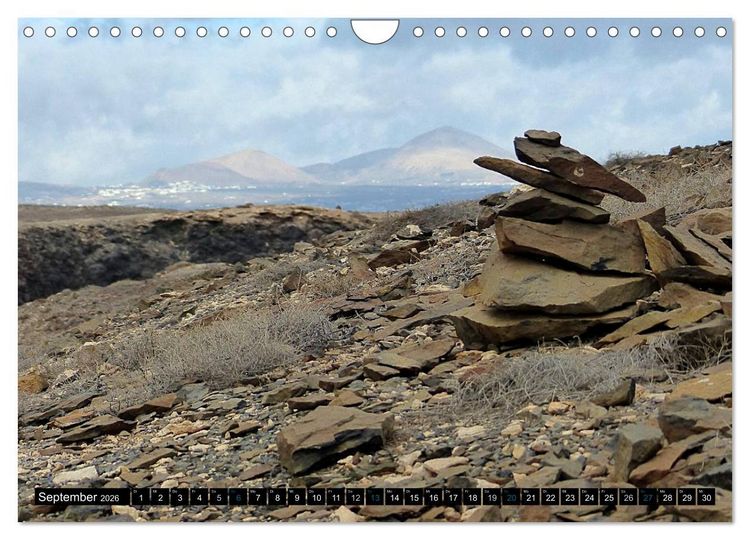Produktbild: Vulkaninsel Lanzarote (Wandkalender 2026 DIN A4 quer), CALVENDO Monatskalender