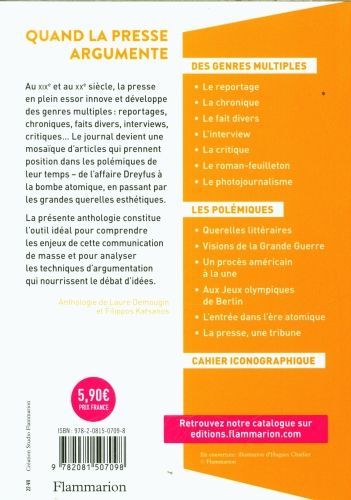 Produktbild: Quand la presse argumente : nouveau bac, seconde