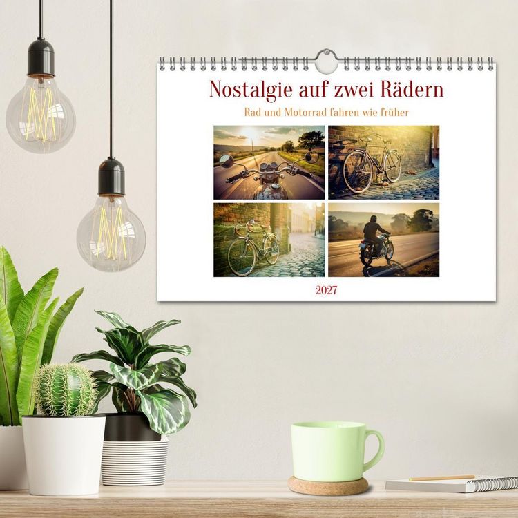 Produktbild: Nostalgie auf zwei R&auml;dern (Wandkalender 2027 DIN A4 quer), CALVENDO Monatskalender