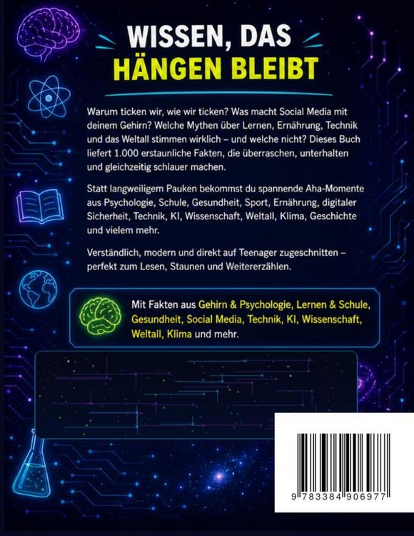 Produktbild: Hirn statt Handy - 1.000 erstaunliche Fakten f&uuml;r Teenager