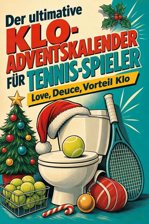 Produktbild: Der ultimative Klo-Adventskalender f&uuml;r Tennis-Spieler