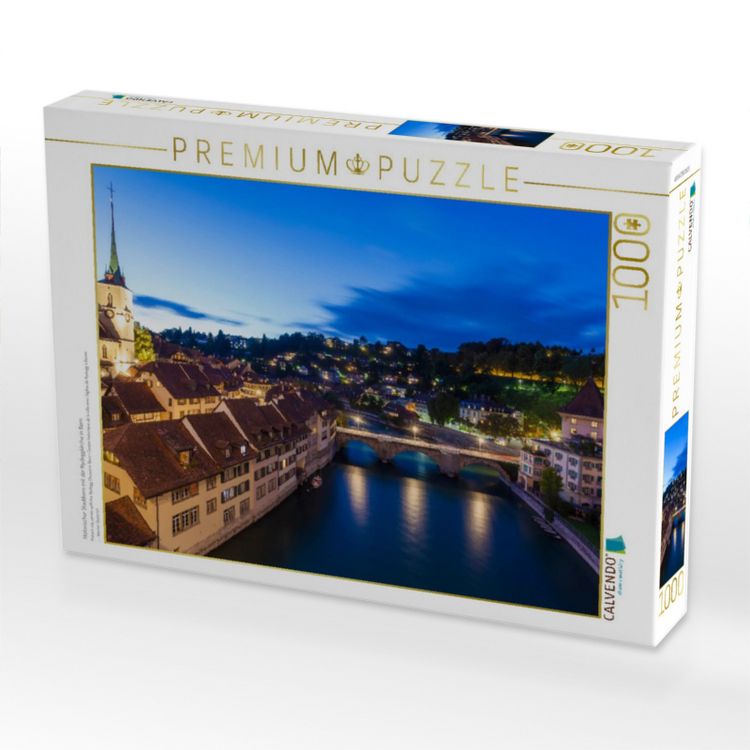 Produktbild: CALVENDO Puzzle Historischer Stadtkern mit der Nydeggkirche in Bern | 1000 Teile Lege-Gr&ouml;&szlig;e 64x48cm Foto-Puzzle f&uuml;r gl&uuml;ckliche Stunden