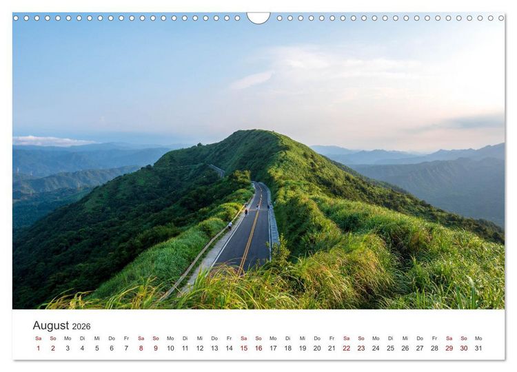 Produktbild: Taiwan - Die wundervolle Insel in Asien. (Wandkalender 2026 DIN A3 quer), CALVENDO Monatskalender