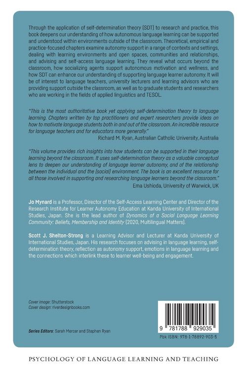 Produktbild: Autonomy Support Beyond the Language Learning Classroom