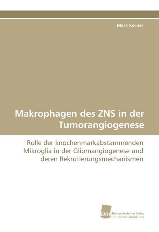 Produktbild: Makrophagen des ZNS in der Tumorangiogenese
