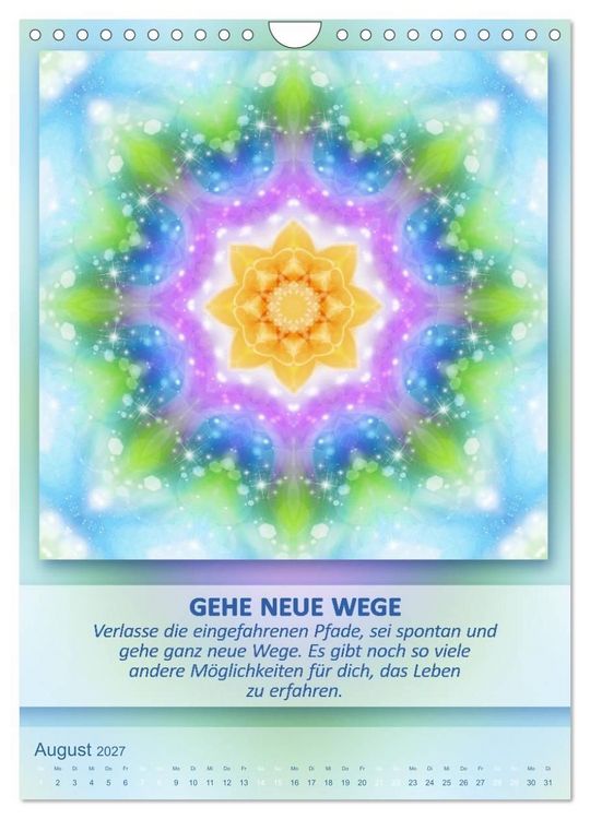 Produktbild: Light Energy Mandalas - Kalender - Vol. 2 (Wandkalender 2027 DIN A4 hoch), CALVENDO Monatskalender