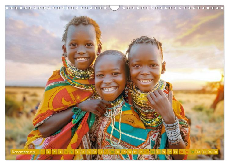 Produktbild: Hallo faszinierendes Afrika (Wandkalender 2026 DIN A3 quer), CALVENDO Monatskalender