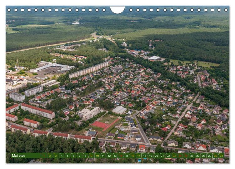 Produktbild: Eberswalde in Luftbildern (Wandkalender 2026 DIN A4 quer), CALVENDO Monatskalender