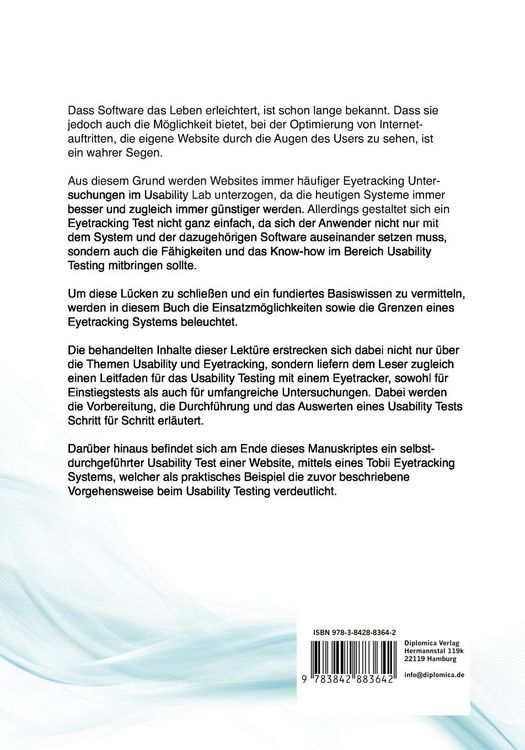 Produktbild: Durch die Augen meines Kunden: Praxishandbuch f&uuml;r Usability Tests mit einem Eyetracking System
