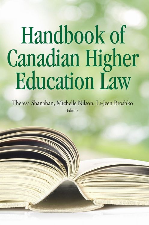 Produktbild: The Handbook of Canadian Higher Education Law
