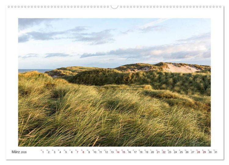 Produktbild: D&auml;nemark - Phototravellers Sehnsuchtskalender (hochwertiger Premium Wandkalender 2026 DIN A2 quer), Kunstdruck in Hochglanz