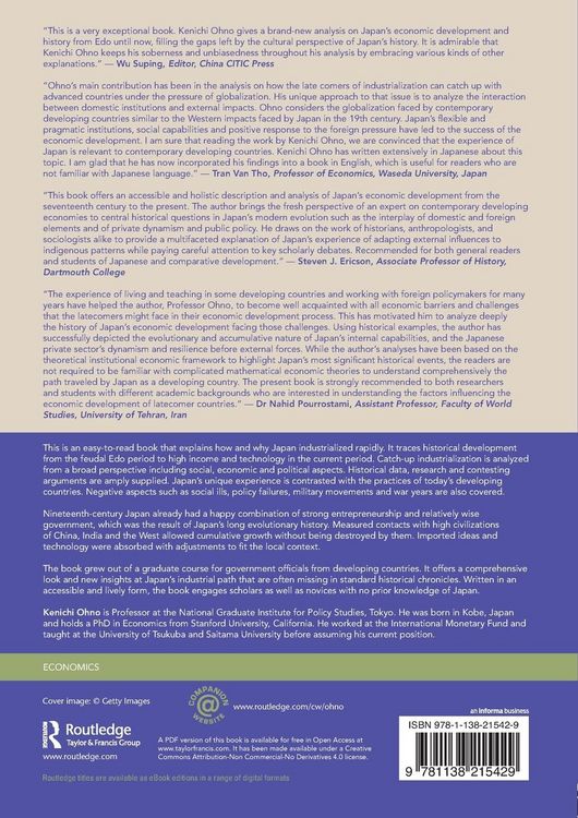 Produktbild: The History of Japanese Economic Development