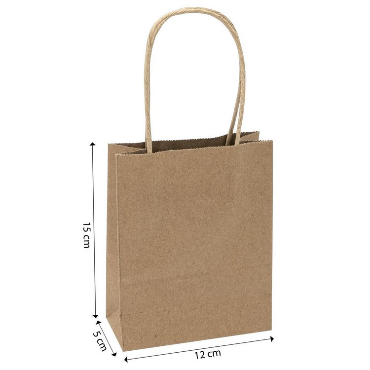 Produktbild: Idena Papiert&uuml;ten braun 12x15x5cm 20 St&uuml;ck