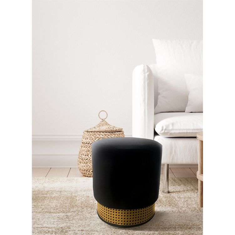 Produktbild: HTI-Living Hocker Erlana Schwarz