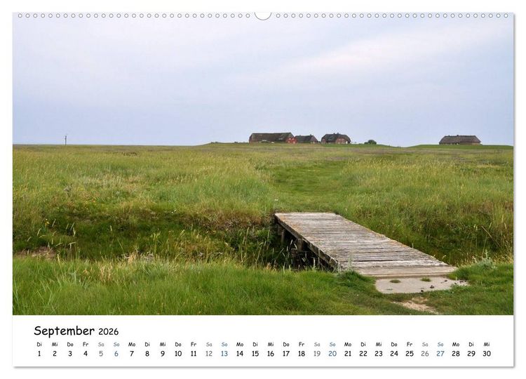 Produktbild: F&ouml;hr und Halligwelt 2026 (hochwertiger Premium Wandkalender 2026 DIN A2 quer), Kunstdruck in Hochglanz