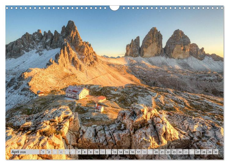 Produktbild: Wundersch&ouml;ne Dolomiten (Wandkalender 2026 DIN A3 quer), CALVENDO Monatskalender